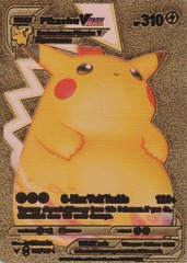 CUSTOM PLASTIC CARD: Pikachu VMAX 044/185